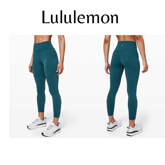 lululemon athletica Pants - Lululemon In Movement Tight in Bermuda Teal - size 10